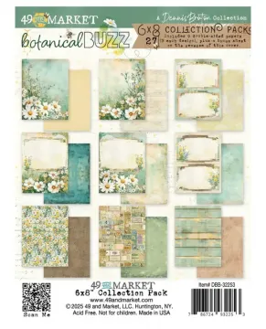 Botanical Buzz 6x8 Papers, 27 Sheets